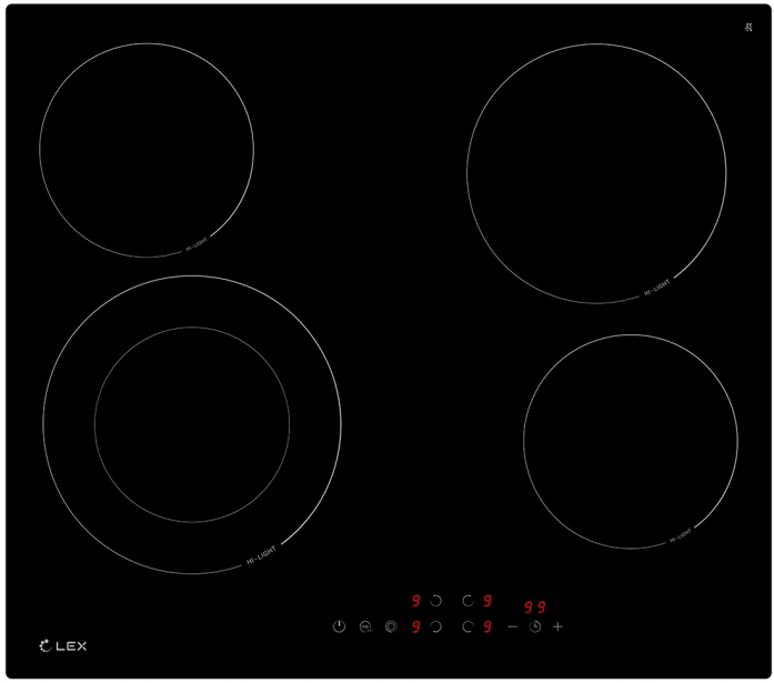 Электрическая варочная панель Lex EVH 6041 BL