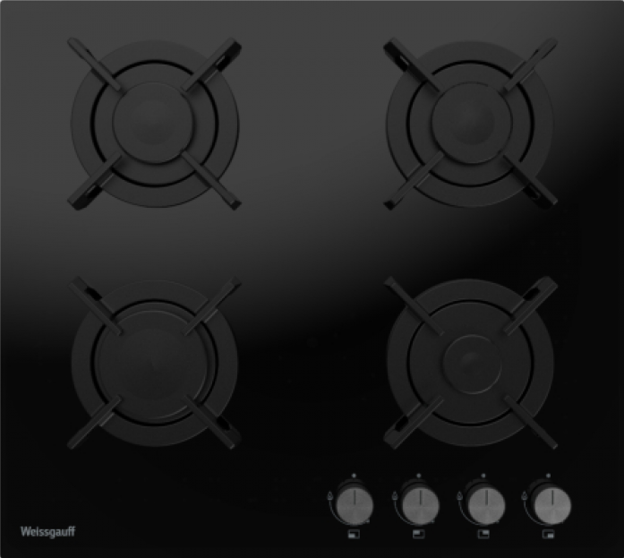 Газовая панель Weissgauff HG 640 BGV