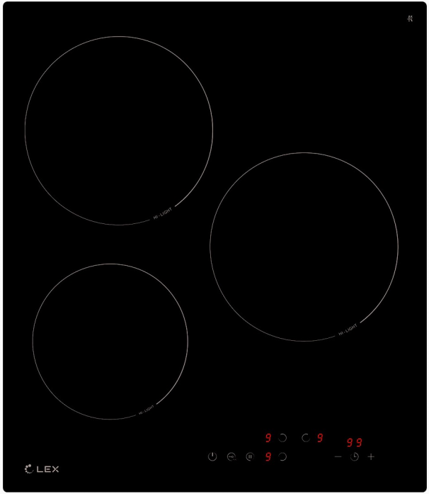 Электрическая варочная панель Lex EVH 4030 BL